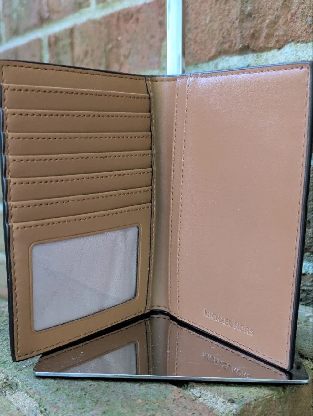 Michael Kors Brown Signature MK Monogram Men's Wallet (1059)